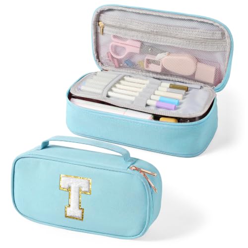 Image of YOOLIFE Initial Bag, Personalized Birthday Gifts, Blue (T)