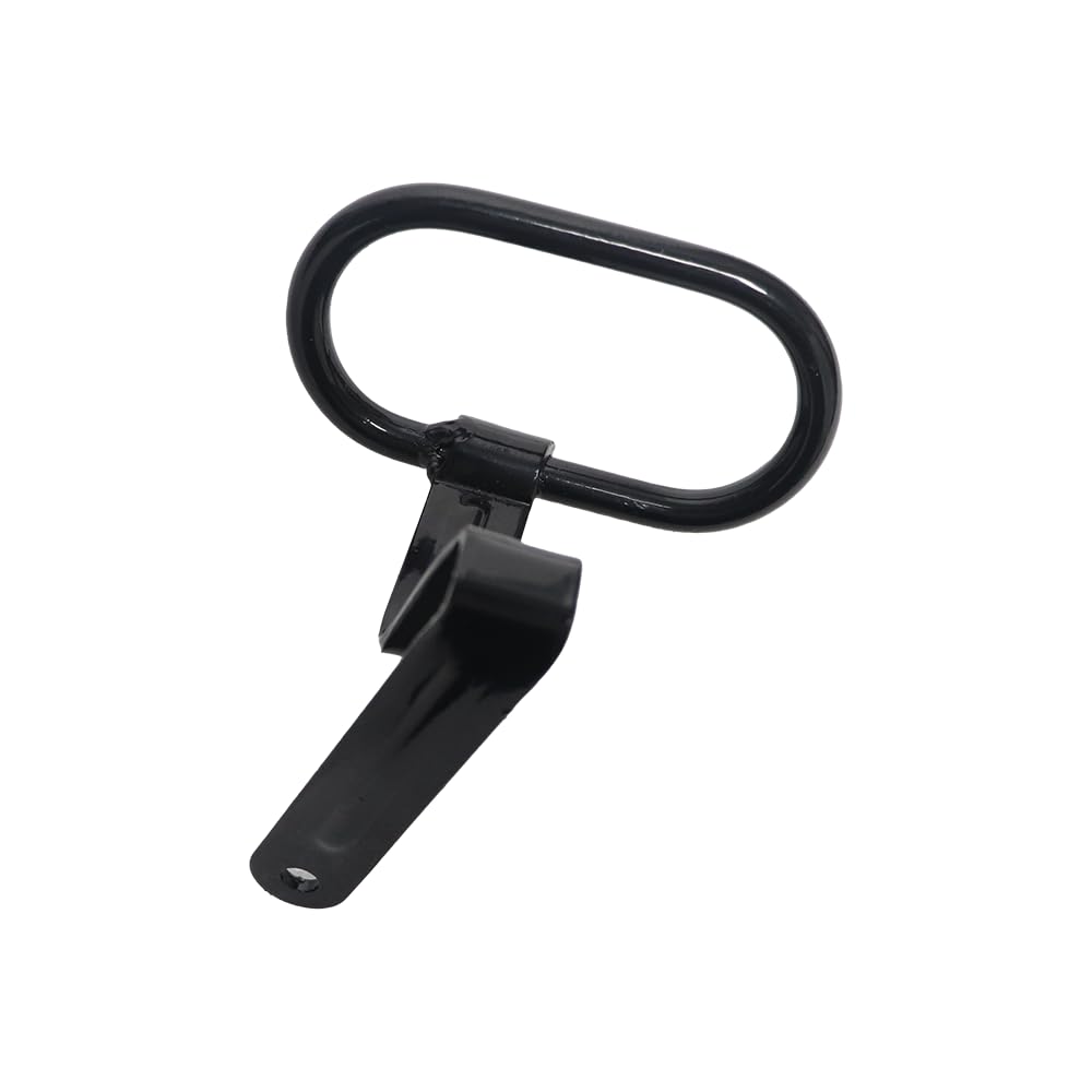 TVS Bike Pillion Holder Hook for Jupiter 125CC, Bike Side Handle for Lady, Light Black Powder-Coated for Rust Prevention | Bag Holder | Multi-Purpose Hanging Hook - Black