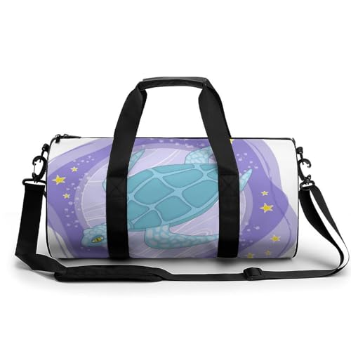 Duffel bag tortue lune etoilee grand compartiment pour ranger vos affaires
