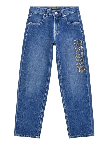 GUESS Girls' Straight Leg Denim Pants2