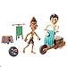 Disney and Pixar Luca Scooter Build & Crash Pack with Luca Paguro & Alberto Scorfano Posable Action Figures & 6 Swappable Scooter Pieces, Gift for Kids Ages 3 Years & Older