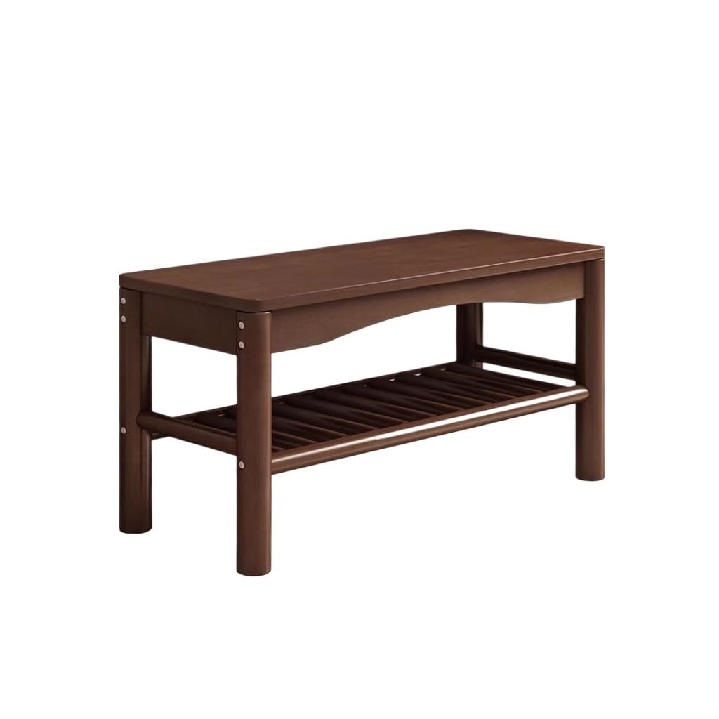 Aioneer Footstool For Front Door Entrance Solid Wood Shoe Changing Stool Household Door Shoe Cabinet Bench Shoe Rack Solid Wood Shoe Changing Stool Outdoor Bench Shoe Bench,A-B