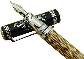 Duke 551 Confucius Fude Nib Fountain Pen Bent Nib Nature Bamboo Medium to