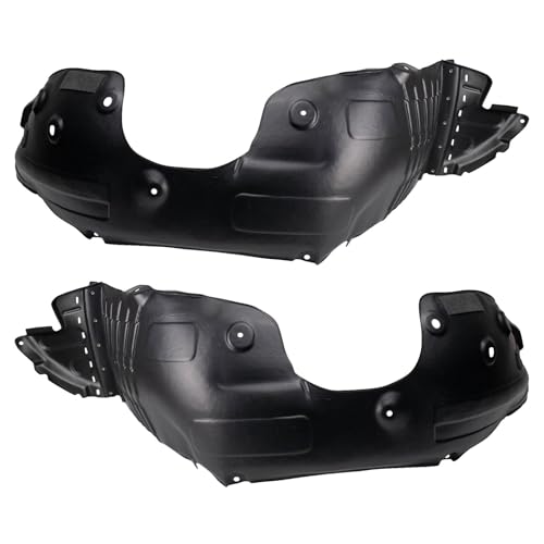 Image of TRQ Front Driver and Passenger Side Inner Fender Liner Set Compatible with 2013-2016 Hyundai Santa Fe Sport