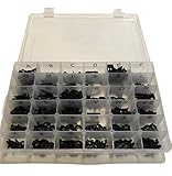 Letter board letters in organizer - 1 inch pre-cut plastic characters - 300 letters numbers and...