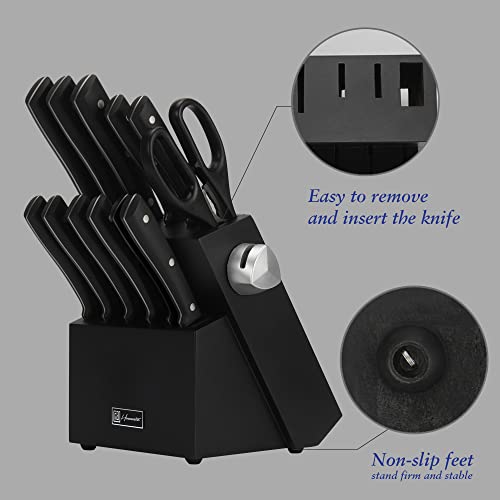 Knife-Set-13-Pieces-Stainless-Steel-Knife-Sets-for-Kitchen-with-Block-Kitchen-Scissors-Sharp-Kitchen-Knife-for-Home-and-Restaurants-Gift-Box-PackedBlack