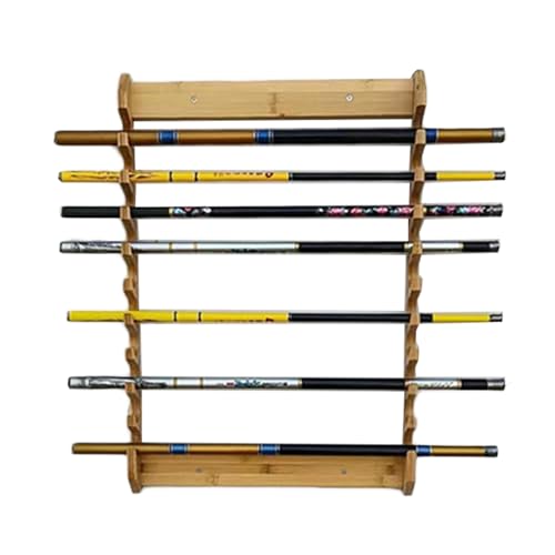 Support mural pour queues de billard en bois noble pour 10 pièces