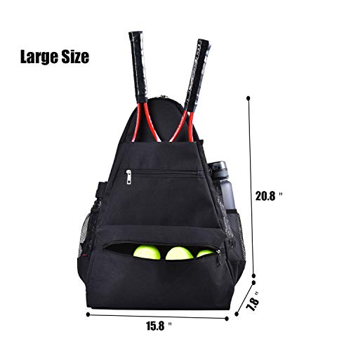 image for KHIKILY Tennis Bag Tennis Racket Backpack, Large Size Tennis Racket,Pi