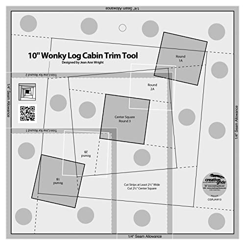 Outil de garniture Creative Grids Wonky CGRJAW13 pour redresser vos blocs déformés