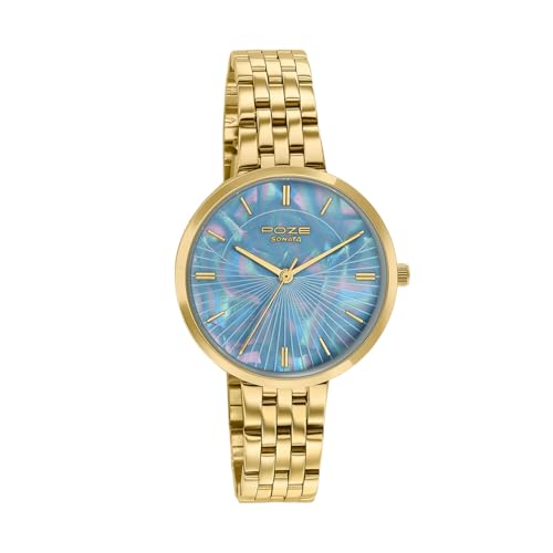 Image of Sonata Poze 9 with Quartz Analog Watch for Women