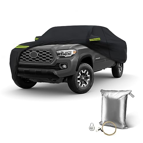 Image of Waterproof Truck Cover for Toyota Tacoma: Lightweight, Easy to Install, and Weatherproof,Keep Your Truck Protected in All Weather
