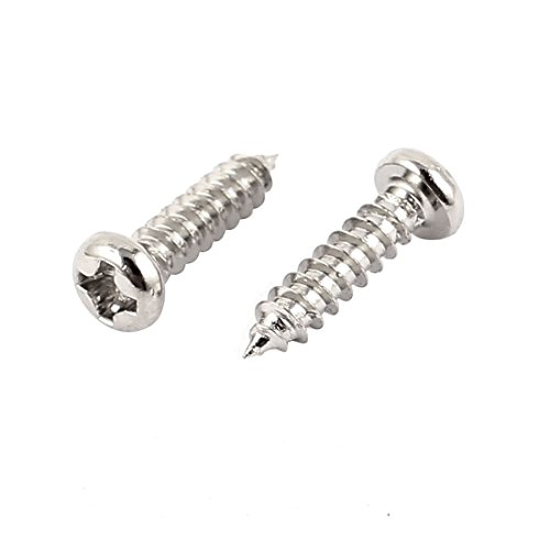 Tornillos autorroscantes M3 x 12mm acero inoxidable 50 unidades miniatura 2