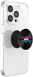 PopSockets PopGrip Backspin: Poignée de téléphone et support de téléphone, collapsible, et swappable Top, 45 RPM