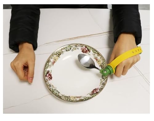 Adaptive Stainless Steel Elder Spoon Parkinsons Eating Aids Utensils For Adults Elderly Patients Muscle Weakness Arthritis Handicapped (Spoon B) #TOP3