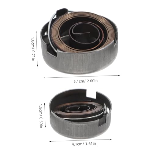 LIFKICH Heavy Duty Drill Press Accessories 4 Pack Coil Spindle Spring Return Spring for Quill Steel Spring Mechanism for Drill Press