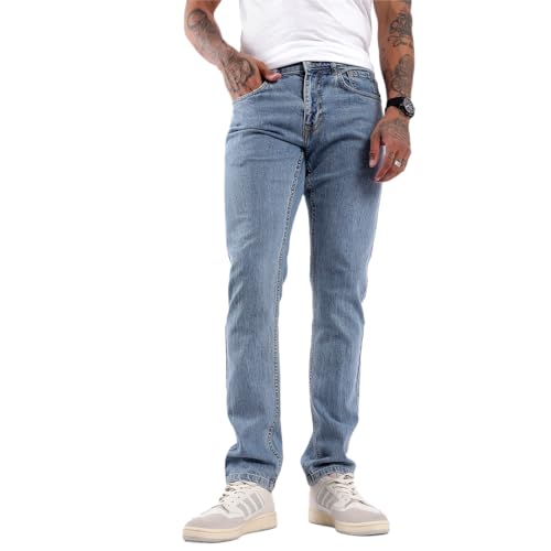 Image of WROGN Men's Cotton Stretch Jeans | Mid Rise | Slim Fit