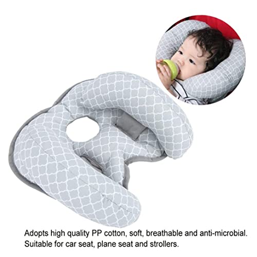 Head Supports, Baby Neck Pillow,Baby Travel Pillow for Head and Neck Support Pillow for Pushchair,Car Seat,Travel Gray – Image 3