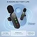 ZealSound Mini Microphone for iPhone with LED Display,Wireless Lavalier Mic with USB-C/Lightning/USB - Noise Reduction & Echo Effect,6 Windscreen Furry Muff Mics for TikTok,Podcast,ASMR,YouTube Videos