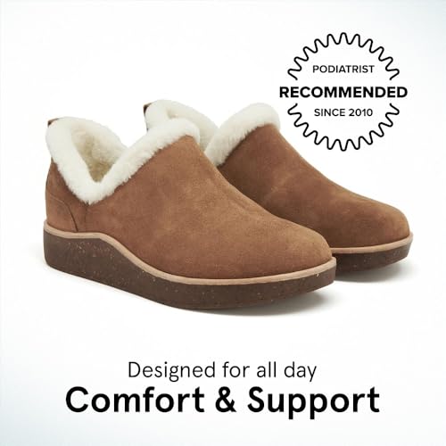 ABEO Pioneer Metatarsal Cozy Booties for Women | Fleece Lined for Warmth | Fall Women's Shoes | Built-In Cozy Orthotic2