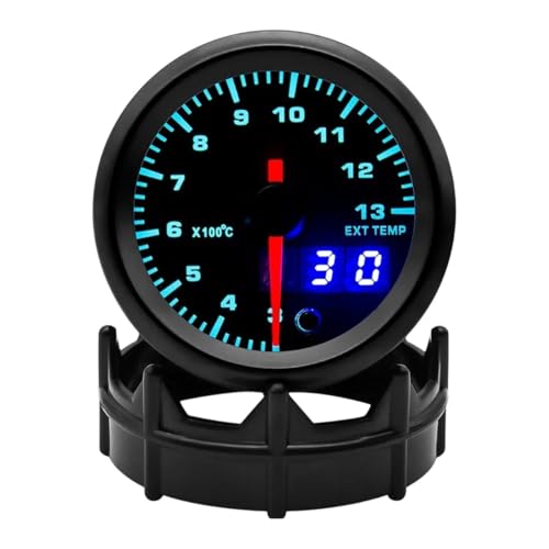 AD 2 52mm 7 Colors Steady Speed Car Boost Water Ttemp Press Air Ratio VoltTrackier Metier EGT TachoTrackier Metier RPM Gauge Dual Display