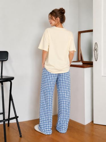 Image of KSHS Womens Korean Night Dress || Full Pyjama Set ||Korean Nightsuit || Women Nightwear ||Round Neck Full Sleeve Nightsuit || Loungewear || Everyday Nightdress Women's Pyjama Sets