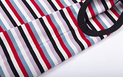 Mud Kingdom Tank Tops For Little Boys Stripe Short Sleeve Crew Neck Cotton Summer Colorful Size 6 #TOP4