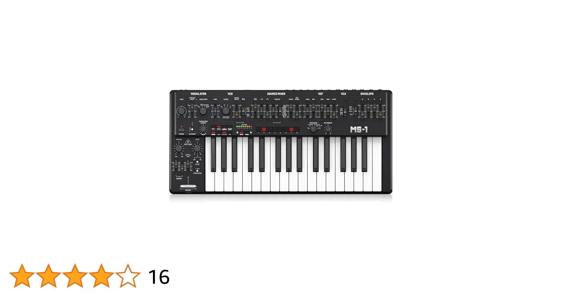 美品】ベリンガー＊モノフォニックシンセサイザー MS-1-BK 箱