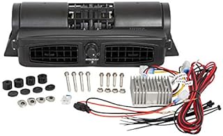NIVEL Breezeasy 3 Golf Cart Fan System | Automotive Style with In-line Voltage Reducer (for 12-48 Volt Applications)