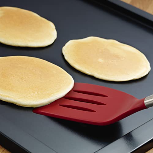 Tovolo 23023-400 Silicone Slotted Turner With Stainless Steel Handle, Pancake Spatula thumb #3