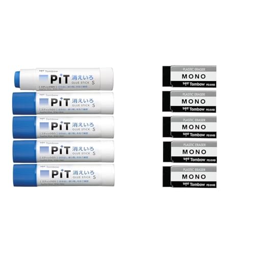 �g���{���M �X�e�B�b�N�̂� ��������PiT S�T�C�Y (�h��F��������) (10g) 5�{ HCA-513 �{ �����S�� MONO �u���b�N 5�� PE01 (43 x 17mm) JCC-561