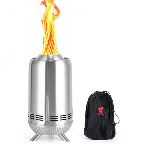 Chimenea portátil XL de mesa de 12 pulgadas