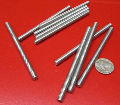Aluminum Fully Threaded Rod RH 1/4"-20 x 4.0 Length 10 Pcs