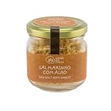 Hands on Earth Sal Marina con Ajo Ecológica | Bote 120 g | 100% Natural y Artesanal | Sin Aditivos