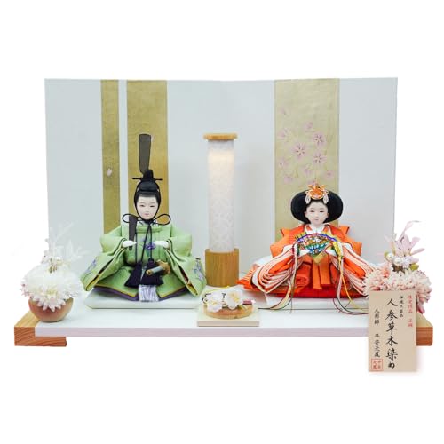 天鳳堂 手の平サイズ ひな人形 『碧の夢手鞠』 雛人形 碧南市 人形セット