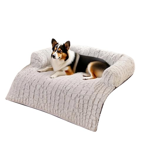 Generico Cuccia Per Cani Da Divano - Rivestimento Antiscivolo Lavabile con Bordo Rialzato - Tappetino Morbido per Cani - per Soggiorno Camera da Balcone Appartamento Area Giochi Relax Interno