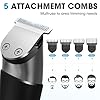 Vexloria Hair Clippers and Beard Trimmer for Men, All-in-One Waterproof Electric Razor & Nose Hair Trimmer with LED Display, Rechargeable Cordless Face & Body Grooming Kit #4