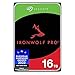 Produktbild Seagate IronWolf Pro, NAS interne Festplatte 16TB HDD, 3.5 Zoll, 7200 U/Min, CMR, 256 MB Cache, SATA 6GB/S, silber, FFP, inkl. 3 Jahre Rescue Service, Modellnr.: ST16000NEZ00