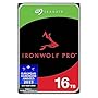 Seagate IronWolf Pro 16To, Disque dur d'entreprise interne NAS HDD, CMR, 3.5 Pouces, SATA 6Goits/s, 7 200 tr/min, 256 Mo de mémoire cache, Ouverture Facile, Services Rescue (ST16000NTZ01)