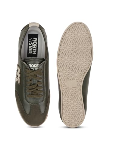 Image of North Star 8515: Kawasaki 2.0 E Maroon Sneakers Sports Lace-Up Casual Shoes for Men