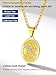 PROSTEEL St Michael Necklace for Men The Archangel Protection Chain Vintage Mens Saint Michael Pendant