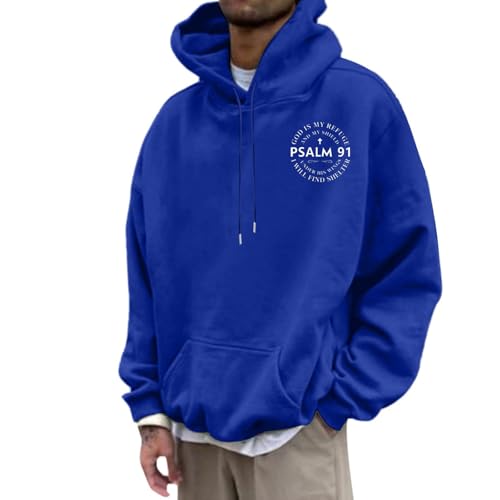 Sweat-shirt hommes à séchage rapide avec capuche et col rond robuste