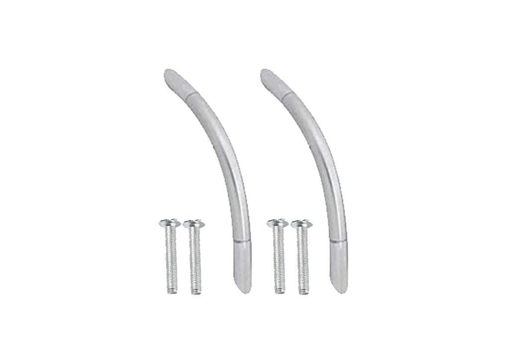 Sun Shield Steel Drawer | Wardrobe | Door Handle Oval D with Screw 4 Inch, Chrome Finish - 12 Pcs, Stainless Steel, Pull Handle — Amazon image 7
