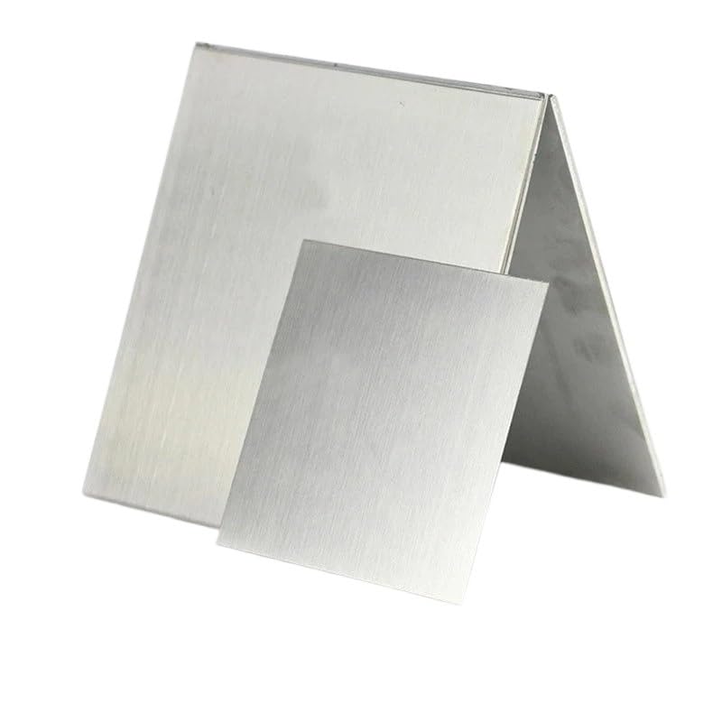 1pc Aluminum Sheet Metal Panel, Thick 0.3/0.5/1.5/1/2MM Aluminum Metal Plate for Crafting, Thickness Square Metal Plate(0.3x100x100mm)