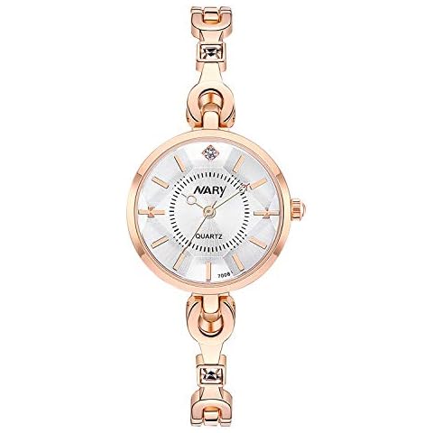 RORIOS Elegante Mujer Relojes Brillante Dial Cover