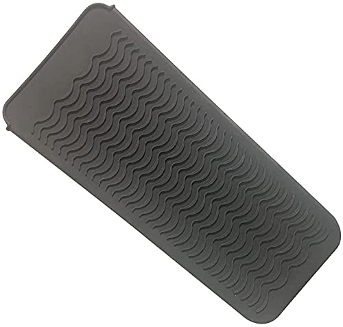 Tapis de Protection Thermique en Silicone Résistant pour Pochettes Lisseur, Outils de Coiffage de Cheveux de Poche de Tapis de Silicone Résistant à La Chaleur pour Fers à Friser, Fer à Lisser, Type B Cover