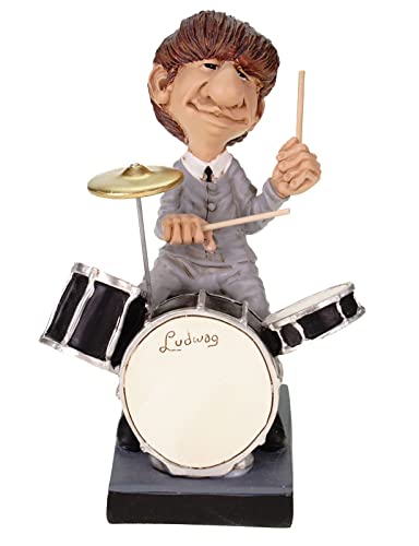 VOGLER Joh. Vogler GmbH Funny Life – Popstar Ringo du groupe pop le plus célèbre du monde en pierre artificielle peinte à la main – Collection Warren Stratford - Les Beatles, Paul McCartney, John Lennon, RIngo Starr, George Harrison VOGLER Joh. Vogler GmbH Funny Life – Popstar Ringo du groupe pop le plus célèbre du monde en pierre artificielle peinte à la main – Collection Warren Stratford – Image 4