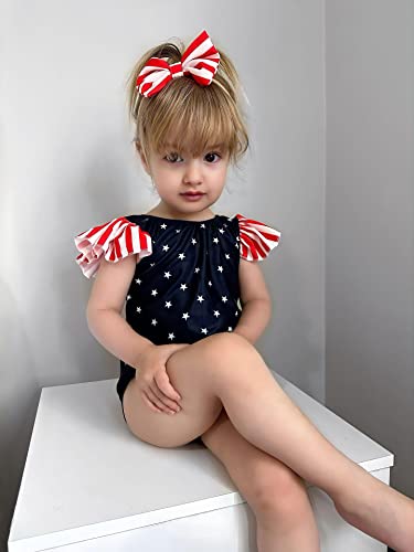 Image of Toddler Girl Baby Ruffles Mermaid Fish Scale Swimsuit One Piece Swimwear Bathing Sunsuit