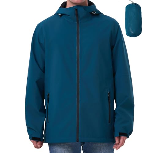 PYALT Regenjacke Herren Wasserdicht Atmungsaktiv regenjacken für herren Windbreaker mit Kapuze dünne fahrrad regenjacke herren PYALT Regenjacke Herren Wasserdicht Atmungsaktiv regenjacken für herren Windbreaker mit Kapuze dünne fahrrad regenjacke herren