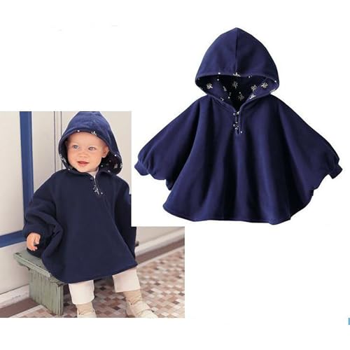 EnJoCho Kids Girls Coat Winter Windproof Thicken Coat Jacket Child Warm Button Outerwear Coats Fir (White, 1-3 Years)3