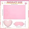 Fanfanwin 18 Pcs Kids Sleepover Party Supplies Set for Girls Fleece Soft Blankets Fluffy Heart Throw Pillow Plush Sleep Eye Mask for Spa Camping Birthday Favors(Light Pink) #1
